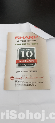 sharp 2 Ton j tech inverter AC urgent sell hobbay